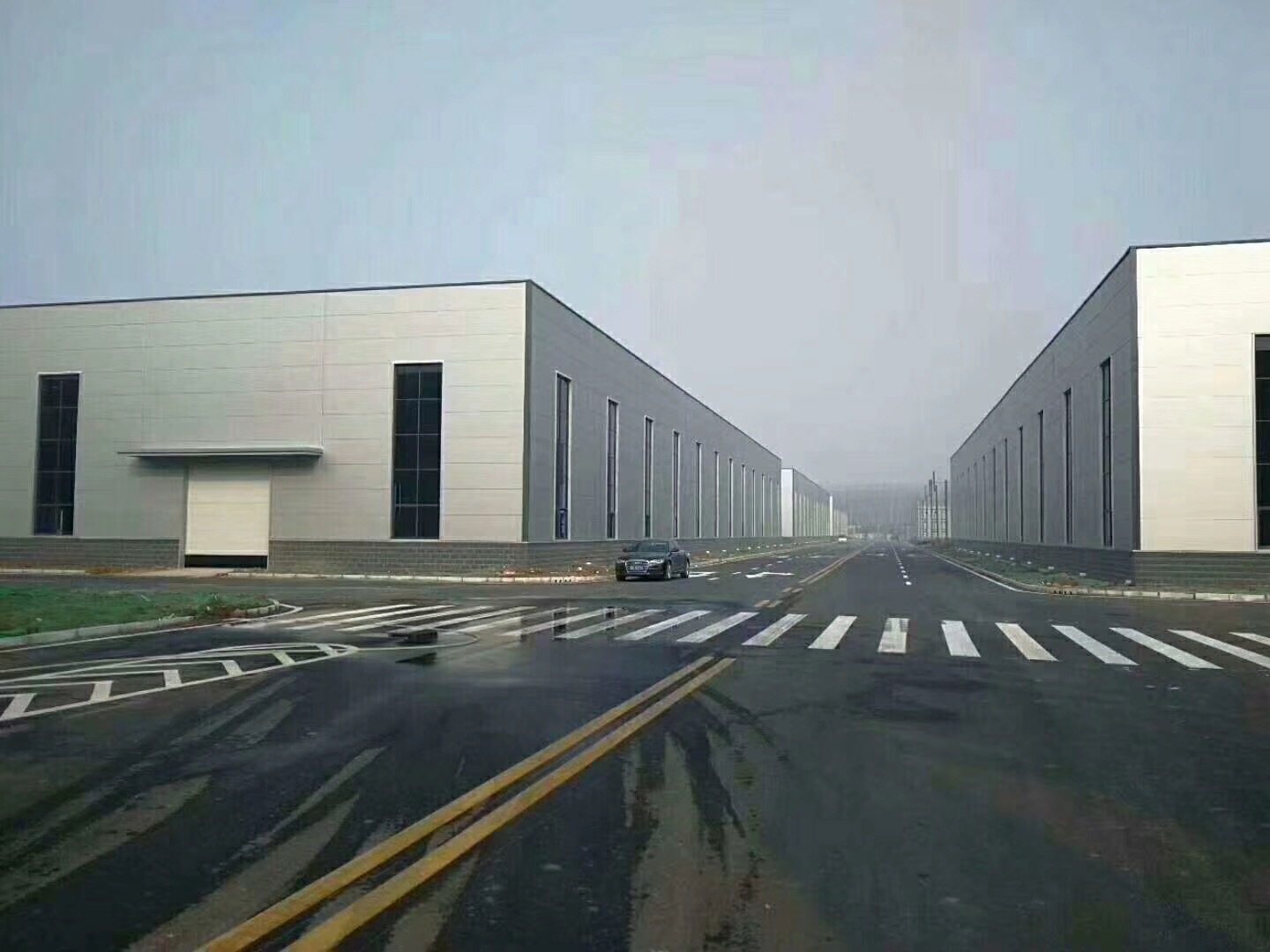 Beijing steel factory project, exterior view 1