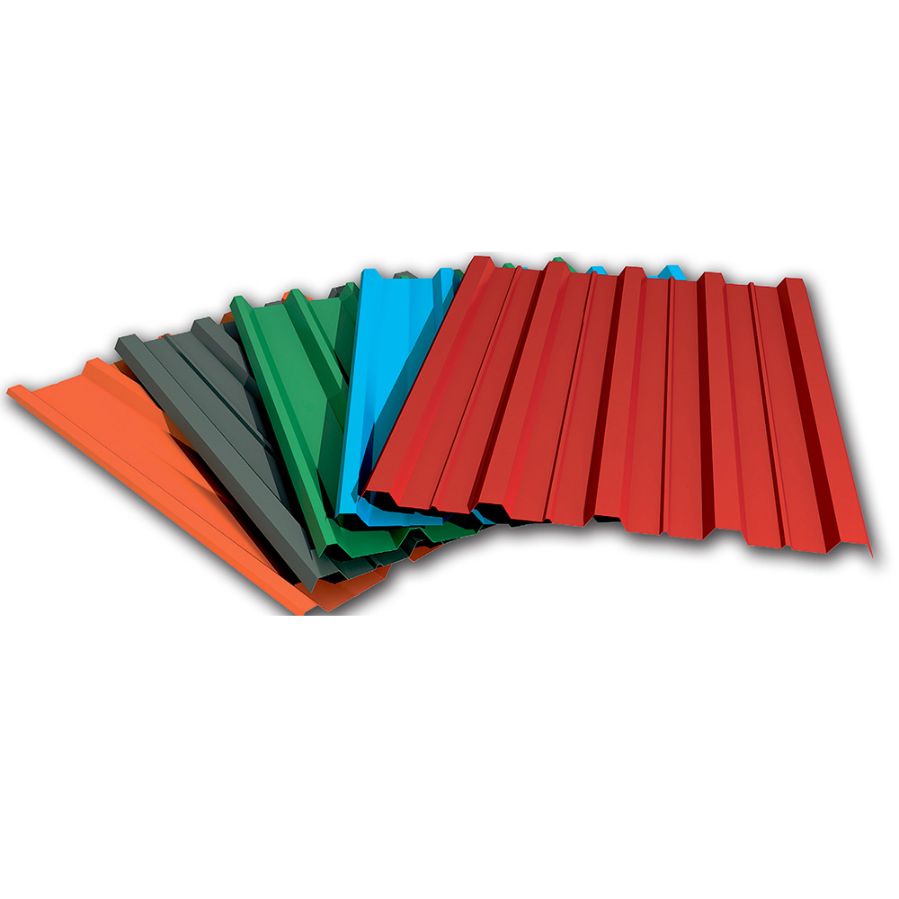 Profiled steel roofing sheets