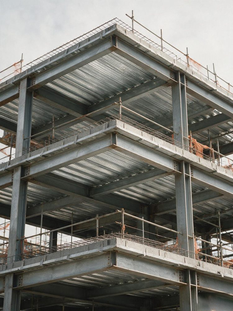 Floor Decking Multi-Story Building