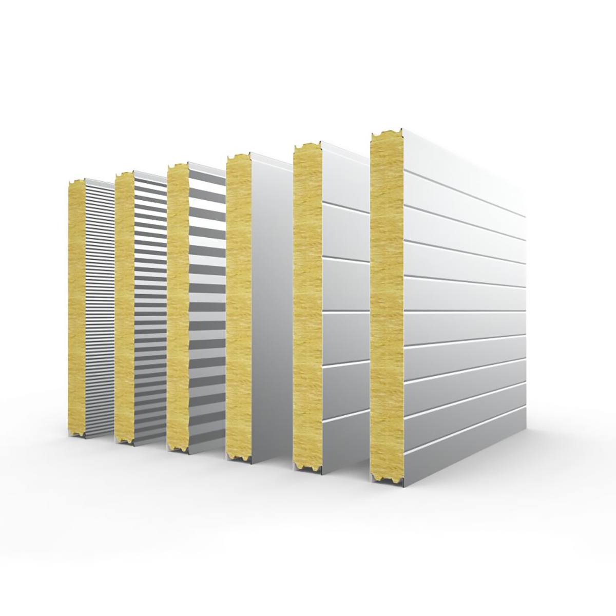 Rock wool sandwich panel